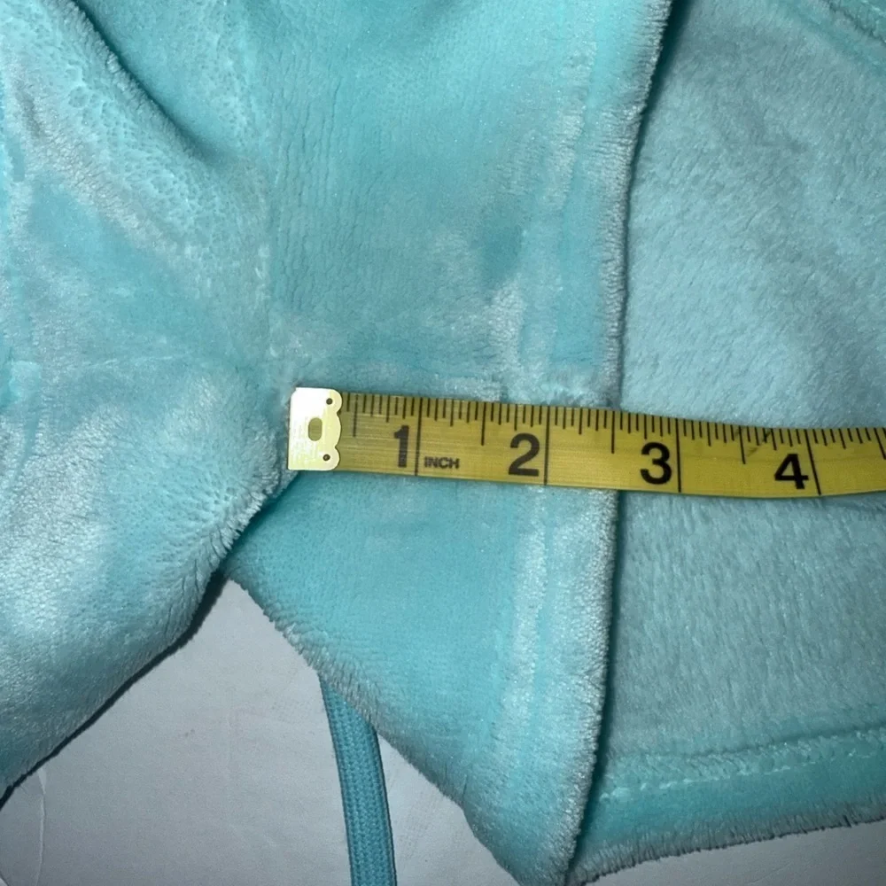 Sahlt Women’s Fuzzy Lounge Shorts Large Like New Teal 3” Inseam